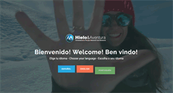 Desktop Screenshot of hieloyaventura.com